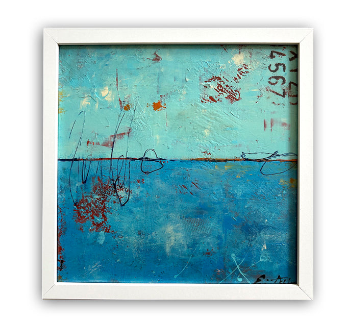 Moody Blues (framed) ERIN ASHLEY ART